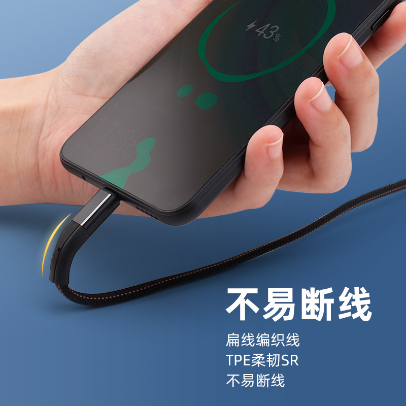 5A braided flat wire