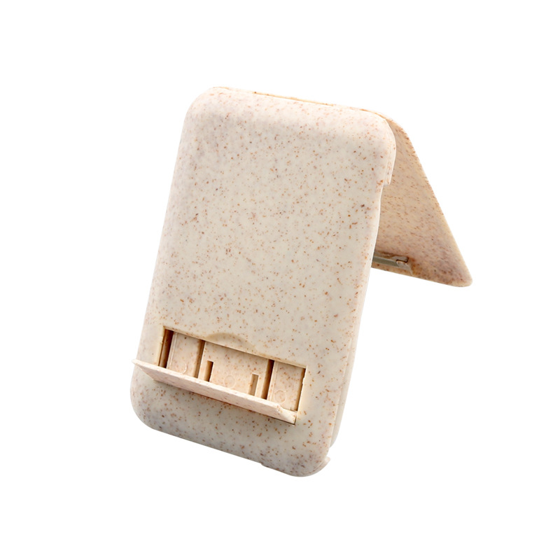 Wheat straw business card clip data cable