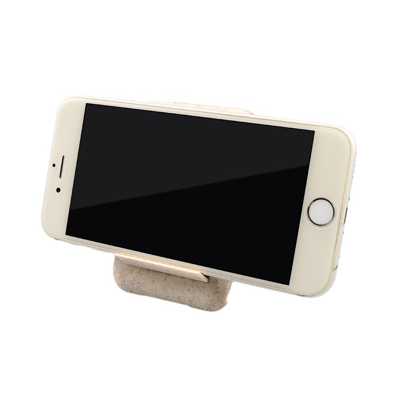 Wheat straw business card clip data cable